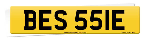 Registration number BES 551E
